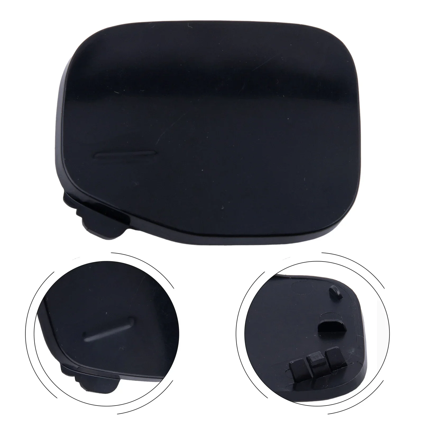 Front Bumper Tow Hook Cover Cap Front Easy Installation High strength 1 Pieces ABS Fit For Volvo XC40 2018 2022