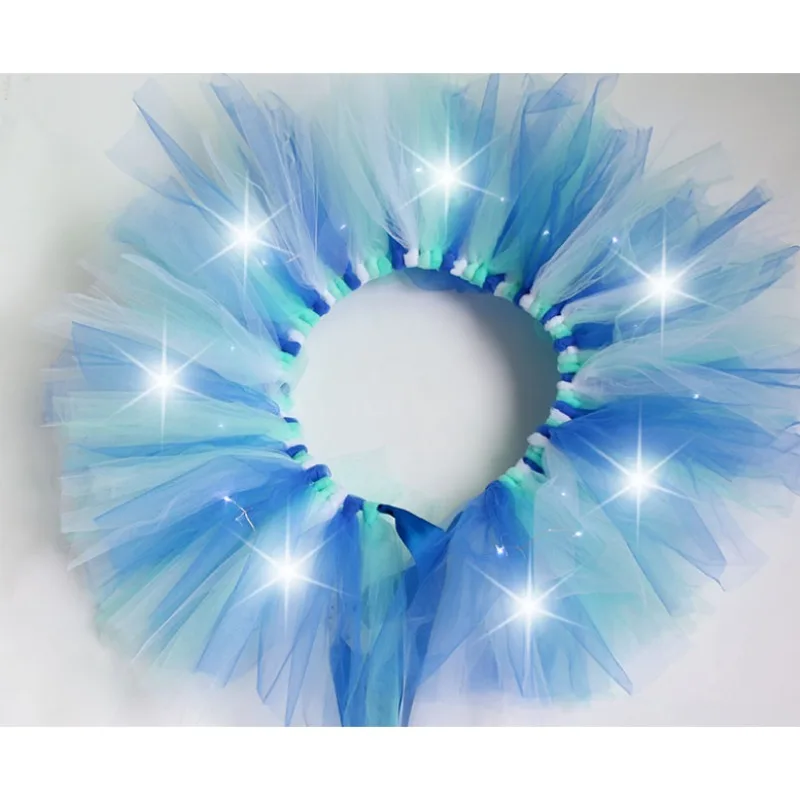Light Up Mini Skirt LED Glowing Outfit Rave Festival Costume Luminous Short Dress Nightclub Party Stage Dance Wear Sexy Flashing