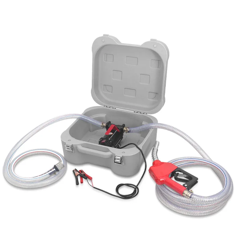 Portable Electric Fuel Pump 380W Low Pressure Self-priming 40L/min Flow for Vehicles Engineering Equipment Emergency Use