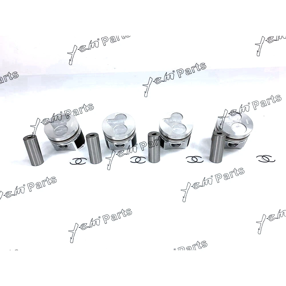 Hot Sell Piston Set STD 87mm For Kubota V2203-DI x4 PCS Engine Parts