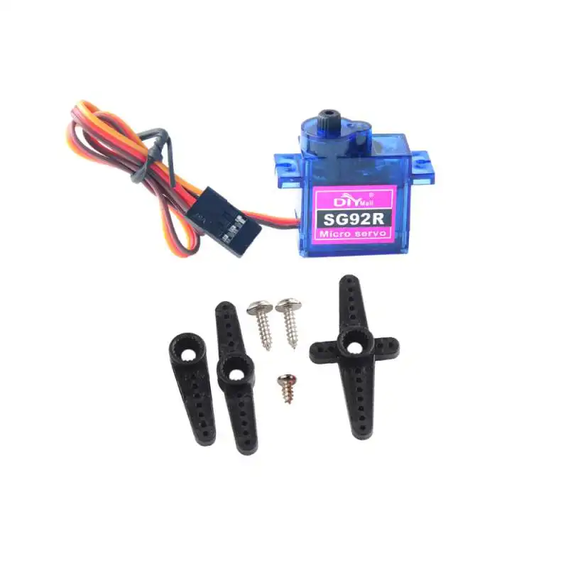 10 teile/los SG92R Micro Servo 9g 4,8 V-6 V 180/270 Grad Winkel Control 360 °   Kontinuierliche Rotation für Drohnen, RC-Cars, Mini-Servos