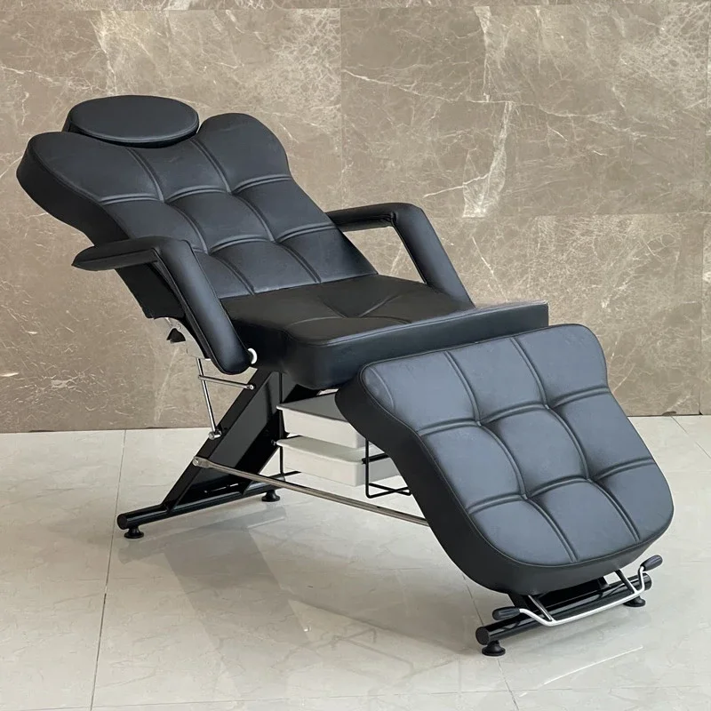 Minimalist Style Tattoo Folding Chair Multifunction Beauty Dentistry Medical Bed Knead Comfort Salon Furniture Lit Pliant FYTC