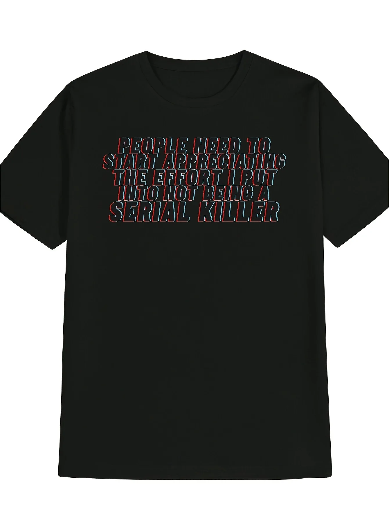 تي شيرت رجالي كاجوال متعدد الاستخدامات برقبة دائرية، قميص رجالي مطبوع، هدية للرجال