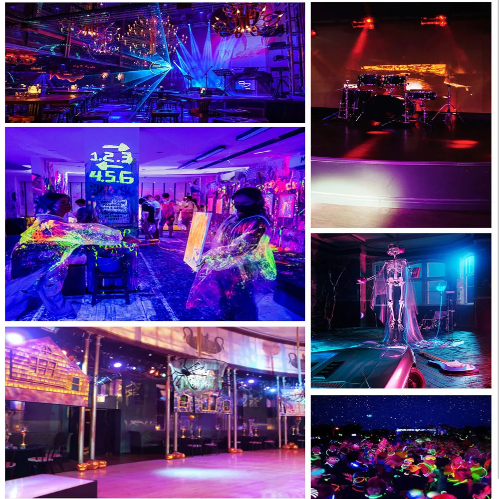 Led UV Floodlight 5V USB Ultraviolet Stage Lamp 10W LED Stage Blacklight Waterproof Disco Party Stage Backlight