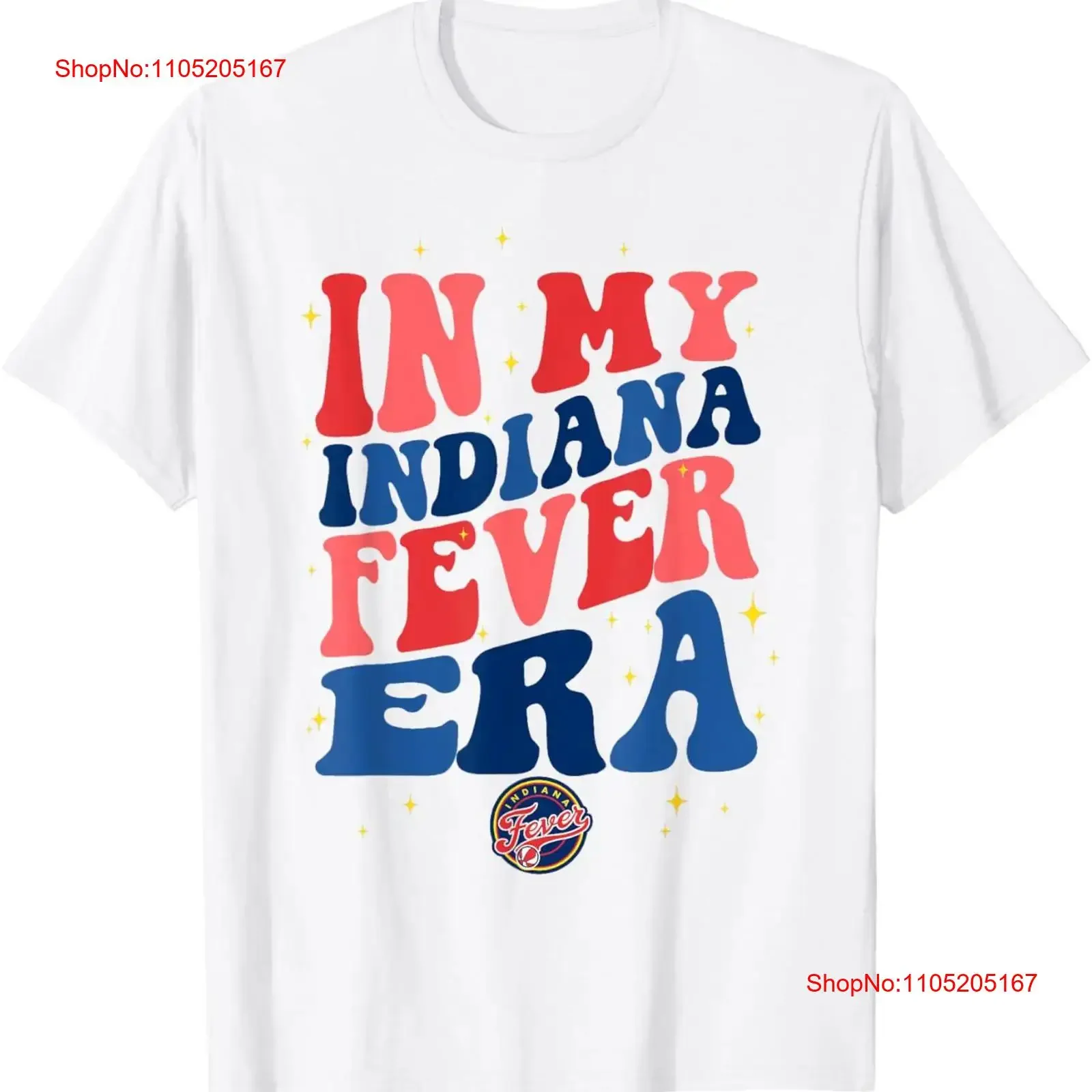 

My Indiana Fever Era Retro Wave Logo T Shirt Vibe for Adults S 4XL vintage Washed streetwear Casual homme Comfortable