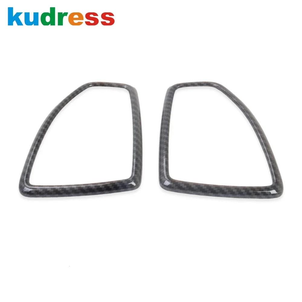 For Hyundai Tucson 2019 2020 Carbon Fiber Car Front Side Air Condition Vent Outlet Cover Trim Interior Mouldings Accessories image 4