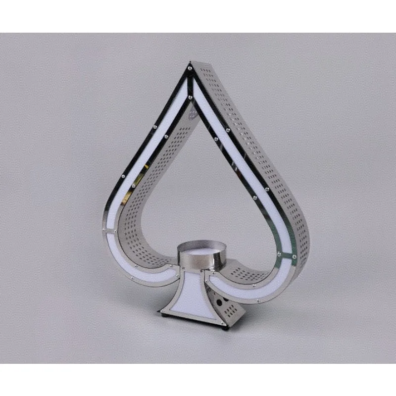 Custom Logo Party Spade Champagne Bottle Ace, Light Emitting Diode Bottle