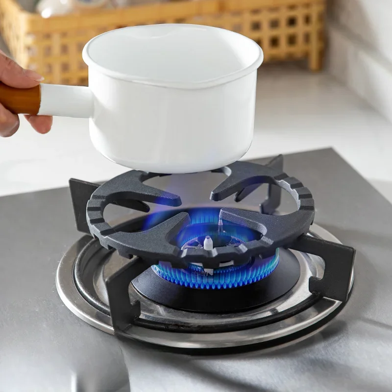 SHIMOYAMA Iron Gas Stove Cooker Plate Coffee Moka Pot Stand Kitchen Stovetop Reducer Ring Holder Durable Coffee Maker Shelf