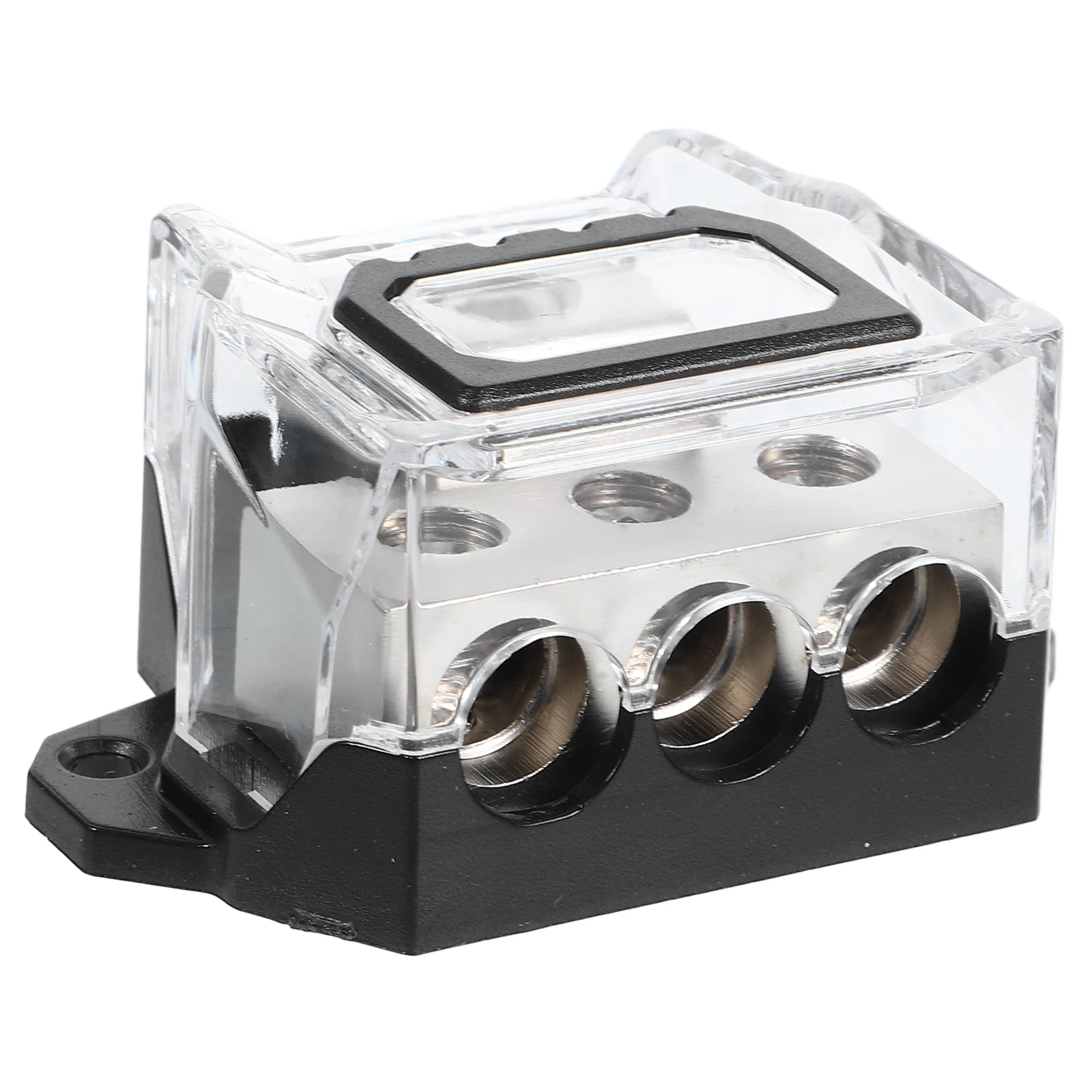 

3 Way Amp Fuse Holder Car Audio Distribution Block Auto Amplifier Fuse Block Durable Marine Grade Waterproof Easy Install Sound