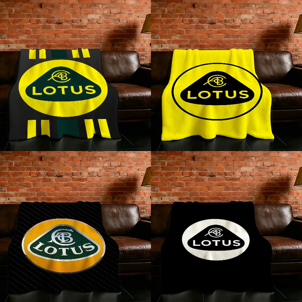 Cars Cool Logo L-Lotus-ES Blanket Flannel Warm Soft Throw Blanket For Room Sofa Childish Birthday Gifts