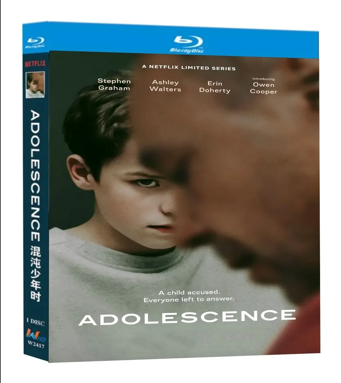 Adolescence (2025) Blu-ray 1-Disc Box Set New Sealed YIHUI