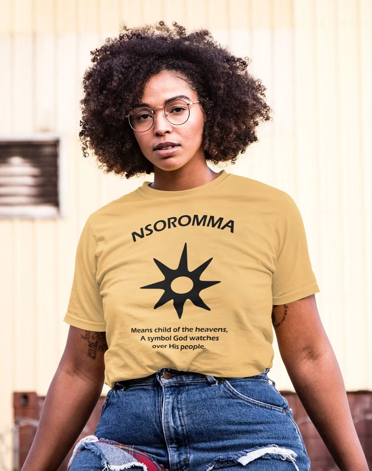 Child of the Heavens Adinkra Symbol Nsoromma African American Black Love Culture Kwanzaa Heritage T Shirt s