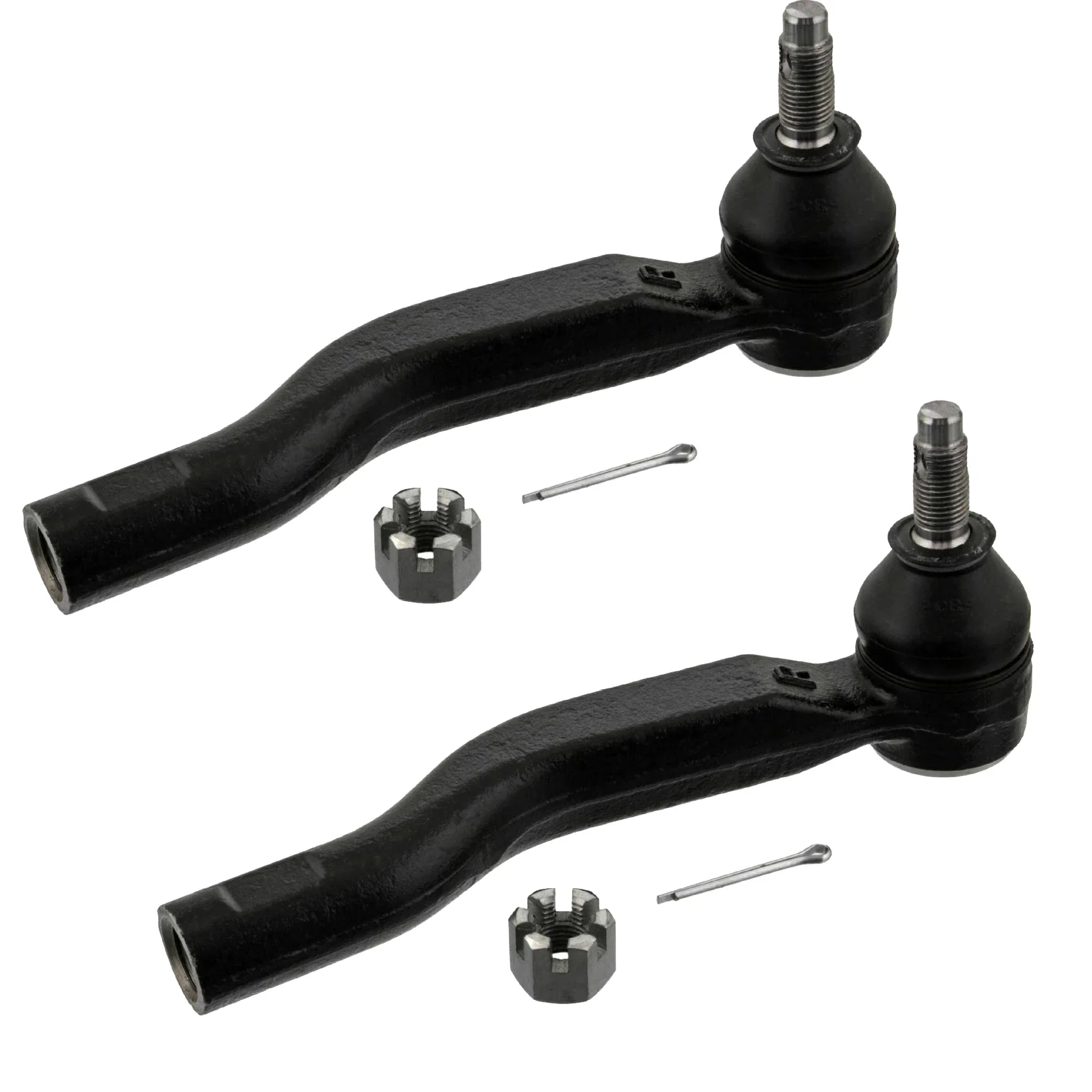 Pair of Outer Tie Rod Ends For TOYOTA AVENSIS (_T27_) VERSO (_R2_) 2009- 45046-05070 45046-09660 45047-05060 45047-09320