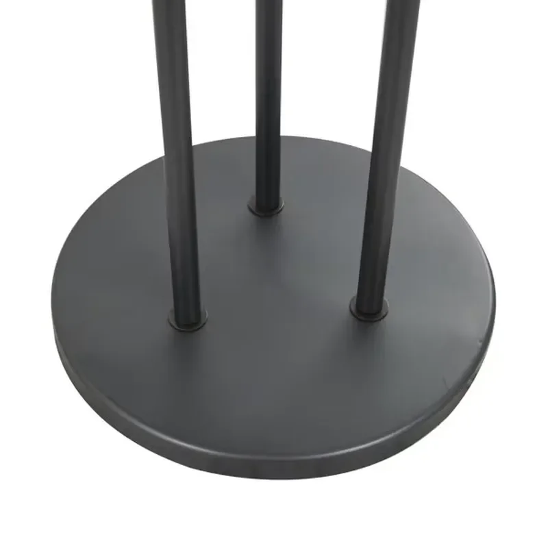 Tall Floor Candle Holder Interior Design Black Coated Premium Look Metal Candle Stick for Home Living Room or Offices Decor