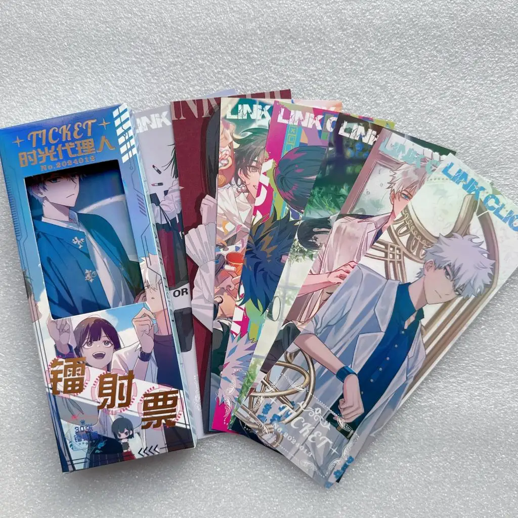 30 Blatt/Set Anime Link klicken Laser Ticket Lesezeichen Cheng Xiaoshi, Lu Guang Zeichentrick figuren Buch Marker Cosplay Geschenk