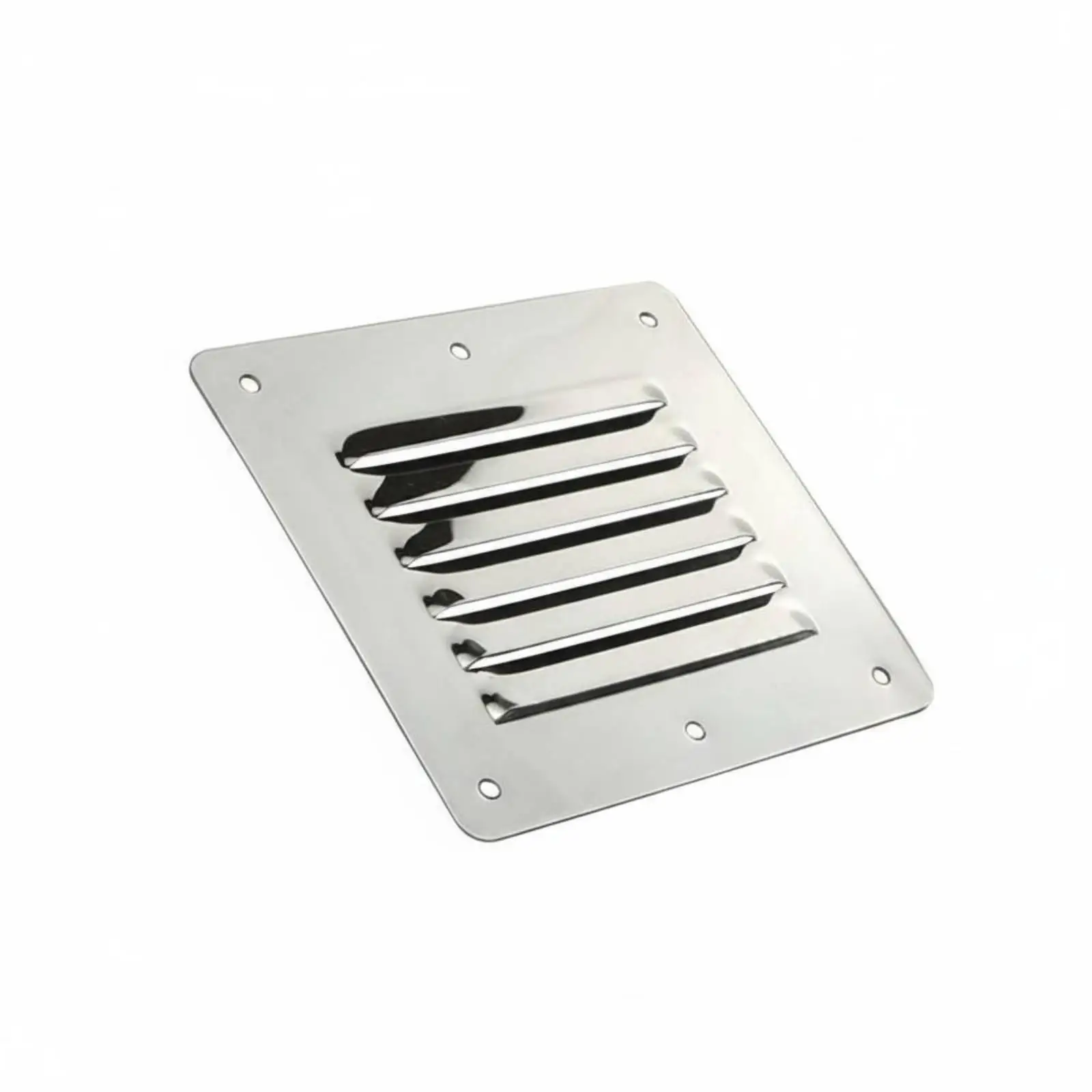 Rustproof Stainless Steel Louvered Vent Rust-Proof Square Ventilation Grille