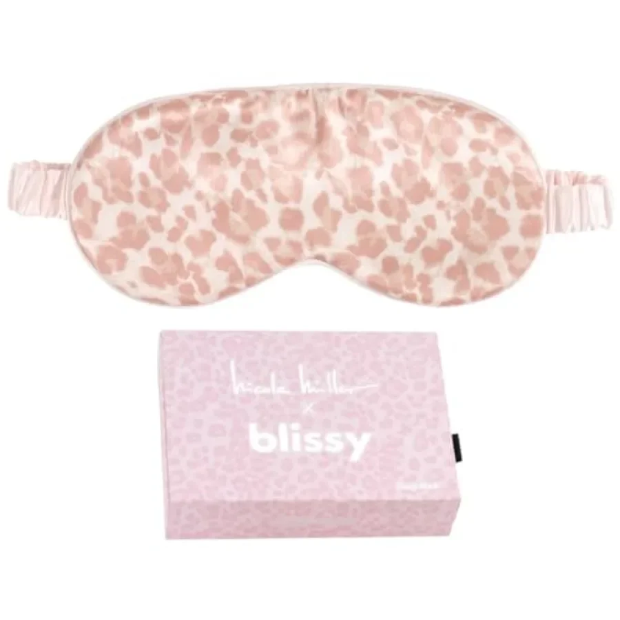 

Silk Sleep Mask - Eye Sleeping Mask for Women and Men for Total out - 100% Pure Mulberry Silk, 22 Momme 6a Fibers - Blindfold S