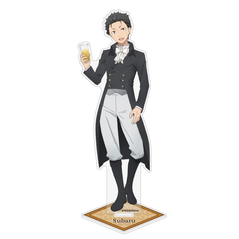 Re:ZERO -Starting Life in Another World- 15CM Natsuki Subaru Pack Rem Acrylic Figure Stand Gift Ornament Keychain