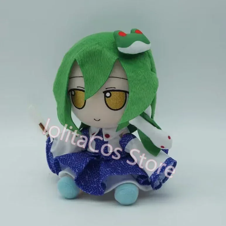 Japan Anime Fumo Kochiya Sanae Cosplay niedlichen Plüsch ausgestopft Wurf kissen sitzen Jungen Mädchen Weihnachten Geschenke Requisiten