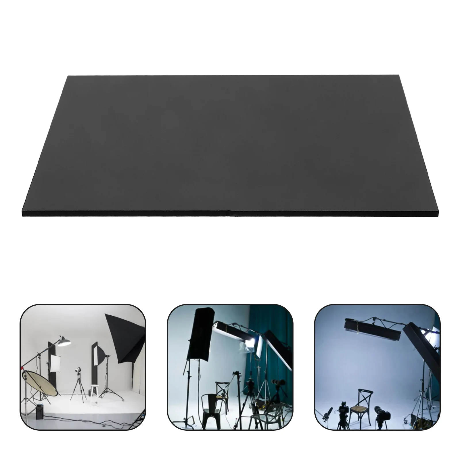 

10 Pcs Acrylic Sheet Poster Board Painting Craft Pet Home Decoration Panel Mounting Black Cardboard for Projects