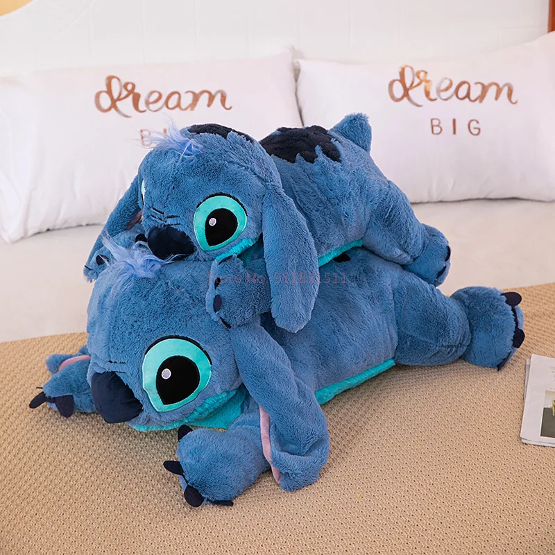 45-100 ซม.ขนาด Kawaii Disney Lilo และ Stitch ตุ๊กตาสัตว์ Big Plush ของเล่นหมอนอะนิเมะตุ๊กตาเด็กน่ารักของขวัญวันเกิด