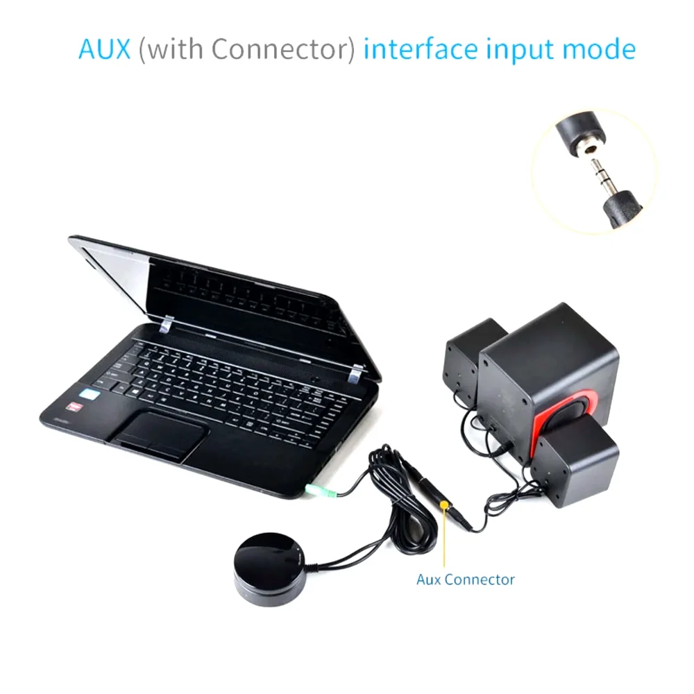 

Audio Volume Wired Controller Aux 3.5mm Signal Volume Control by Cable Adjustment For Speakers Amplifier System