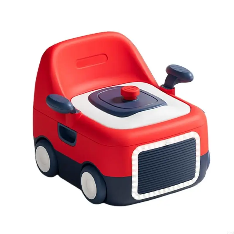 CORB Unisex Toddler Portable Potty Training Anti Slip Base Toilet Trainer Comfortable Padding Night Light Feature