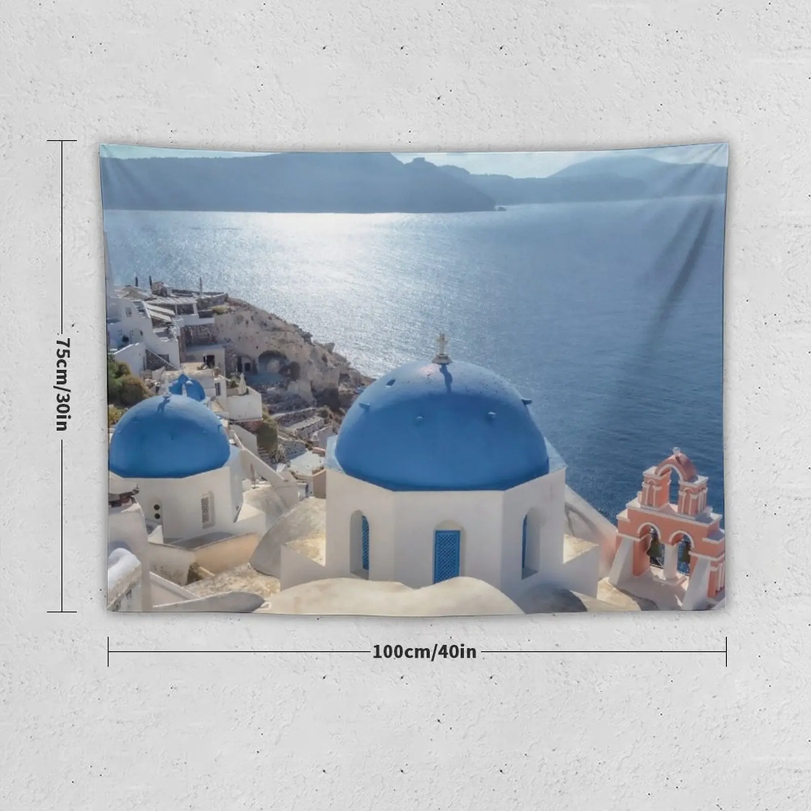 New Santorini Island Tapestry Room Design Japanese Room Decor Bed Room Decoration