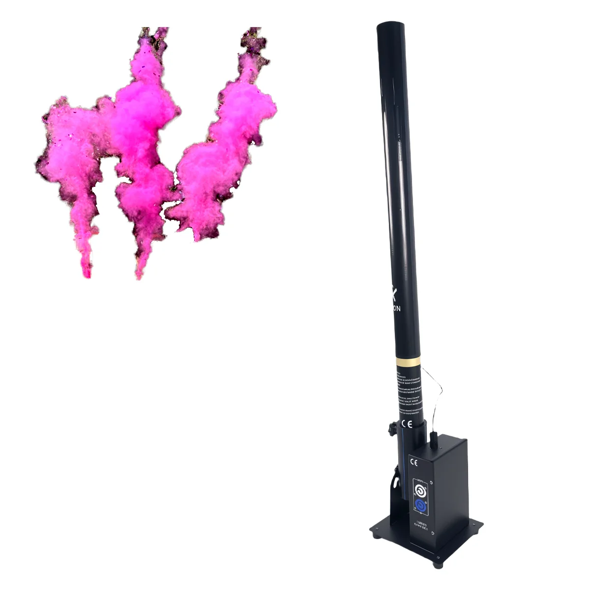 

Electric Confetti Launcher Remote Control Single Head Iron Shooter Cannon For Wedding Gender Reveal Holi Smoke Event