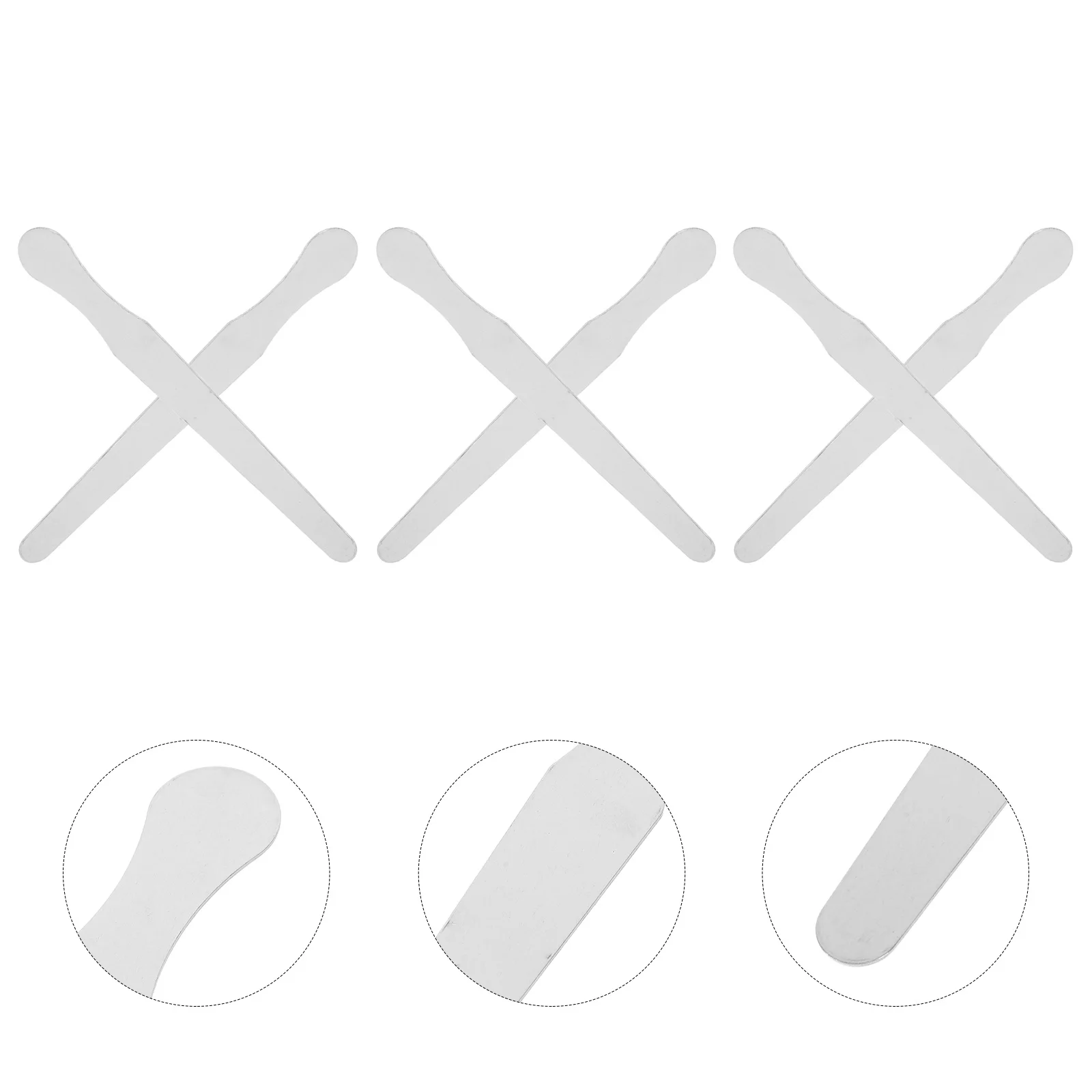 

20Pcs 14Cm Stainless Steel Tongue Depressors Reusable Medical Oral Examination Tool for Children Comfortable Depressor Scraper