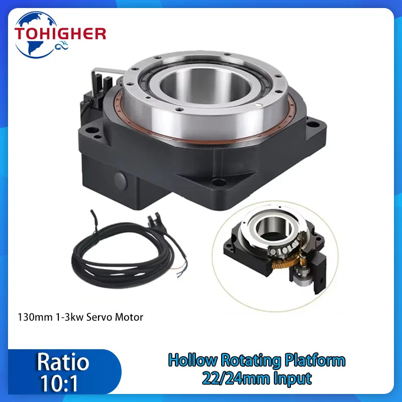 

Hollow Rotating Platform Precision Stepper Servo Motor Turntable Turntable 360 Degree Electric Rotary Table Cutting Worktable