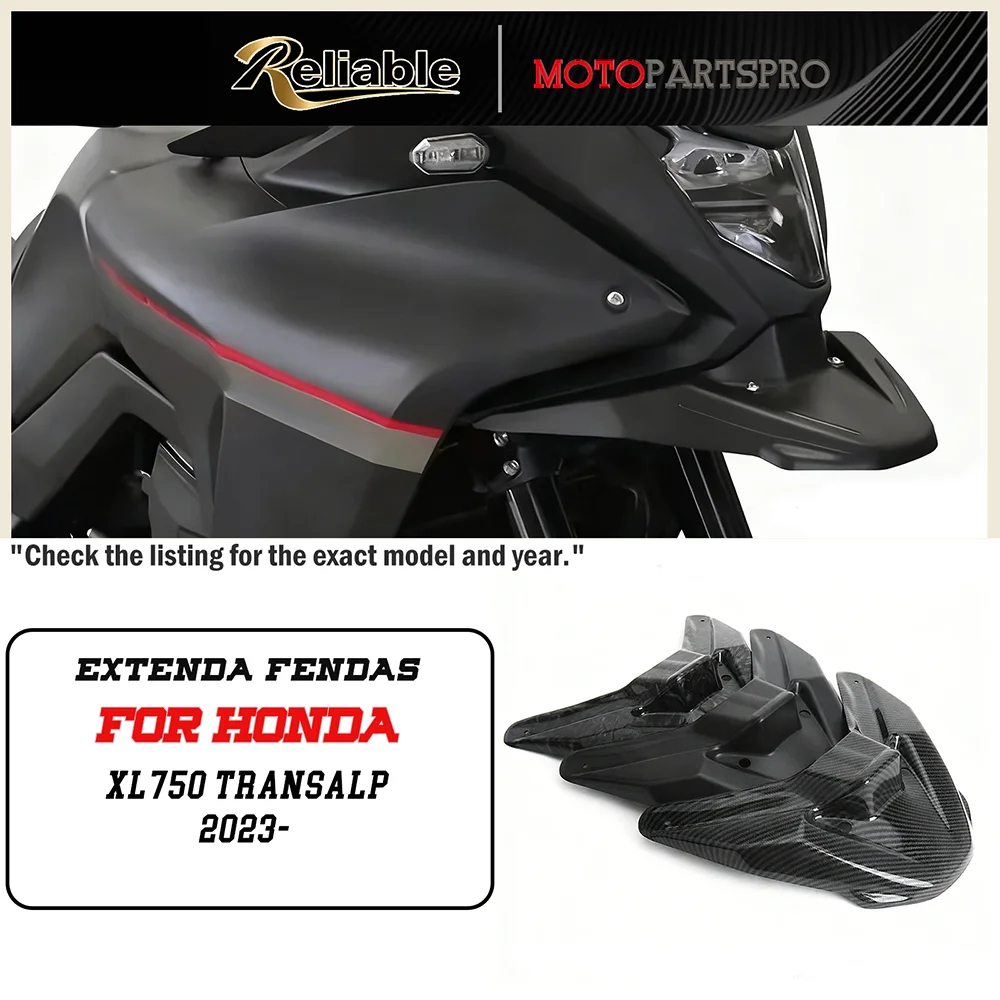 

Motorcycle Wheel Front Fender Beak Nose Extension Cover Accessories For Honda XL 750 TRANSALP XL750 Transalp 2023 2024