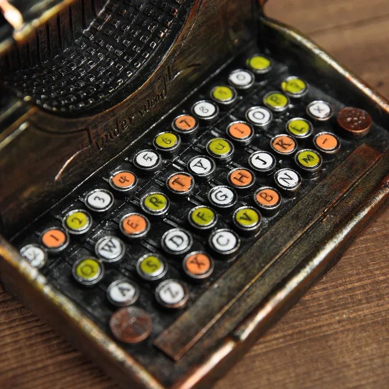 ヴィンテージタイプライター,装飾モデル,アメリカの国,カフェバーの衣料品店