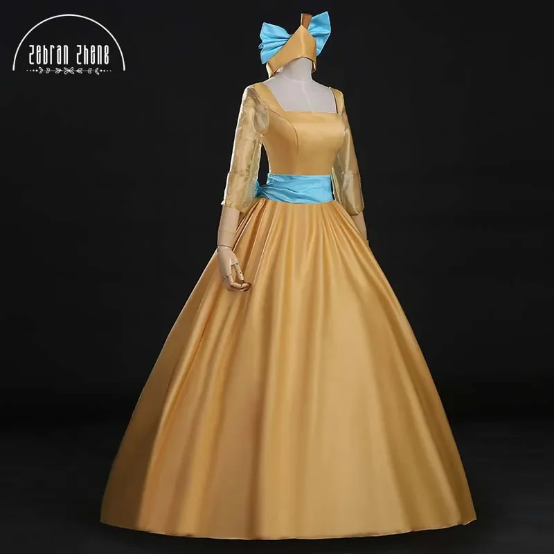 

Custom Made Cartoon Movie Anastasia Cosplay Costume Halloween Costumes For women Dress Princess Costume