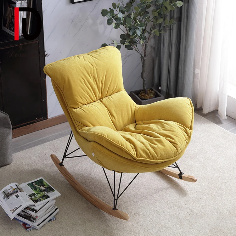 الحديثة الساخن بيع كرسي متأرجح المنزل كسول غرفة المعيشة كرسي الترفيه الفردي الفاخرة أريكة كرسي متأرجح