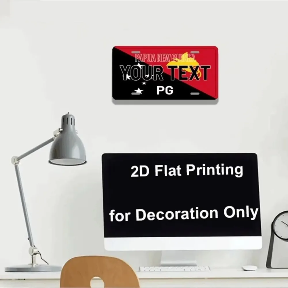 [CIFbuy][2D Flat]Custom Green White‑Border Aluminum Sign,Personalized Custom Text Wall Decor(Only For Decoration)