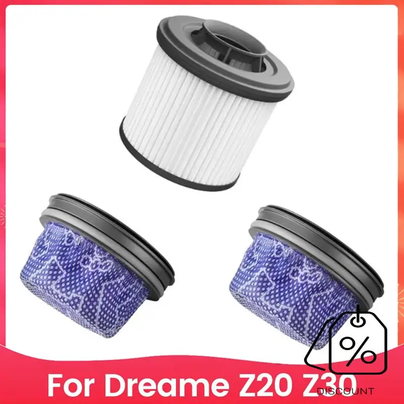 ABKR-filtro de vacío apto para Dreame Z20 Z30 piezas de recambio de aspiradora de mano accesorios de limpieza del hogar eficientes