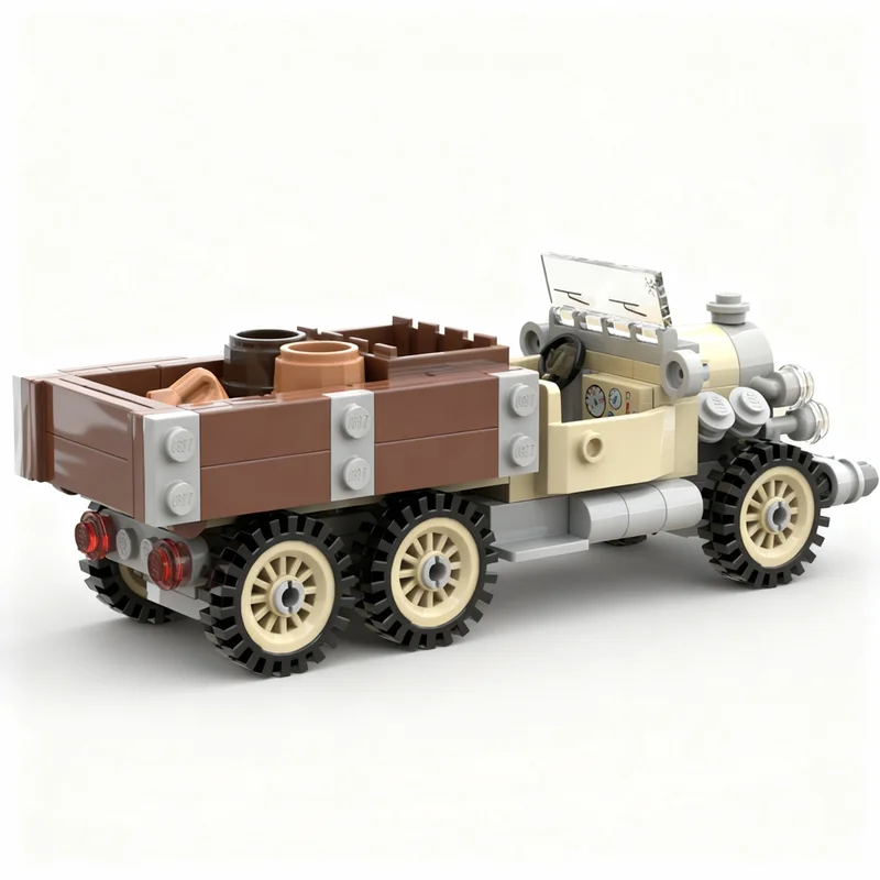 139pcs MOC Adventurers Truck Desert Model Building Blocks Construction Toy DIY Christmas Gift Creative Idea Education Brick Kids - view 4