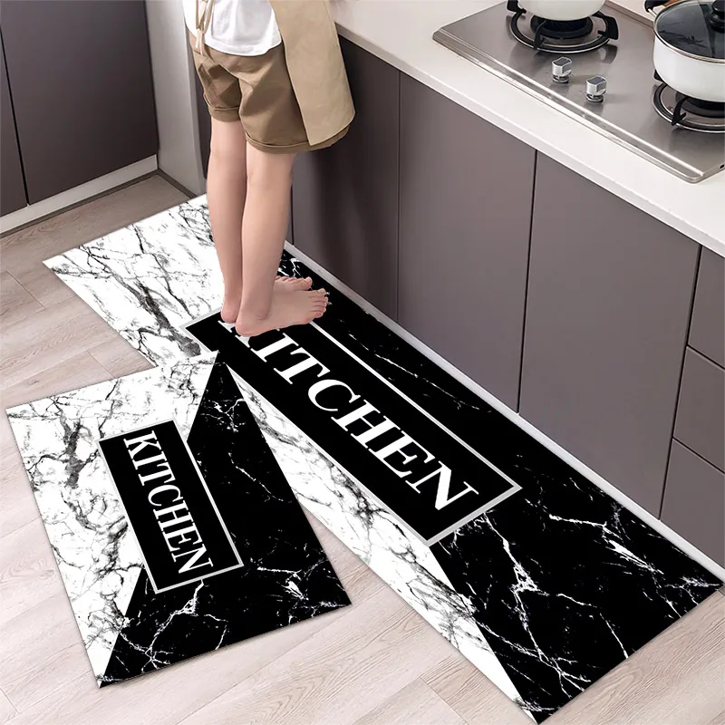 Rutschfeste Küchenteppiche für Wohnzimmer, langer Teppich, Küchenbodenmatte, Teppiche, Eingangstürmatte, Zuhause – Detail 13
