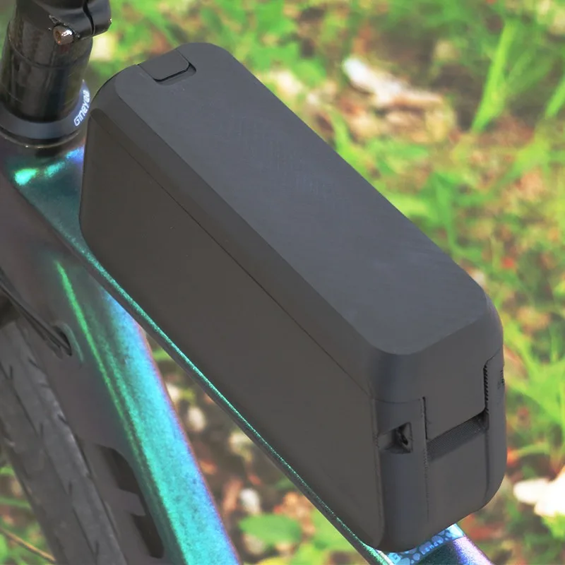 Road Bike Carbon Fiber Storage Storage Lightweight Sturdy Large-capacity Screw Holes Hard Shell Bicycle Bags Bicycle Accessories