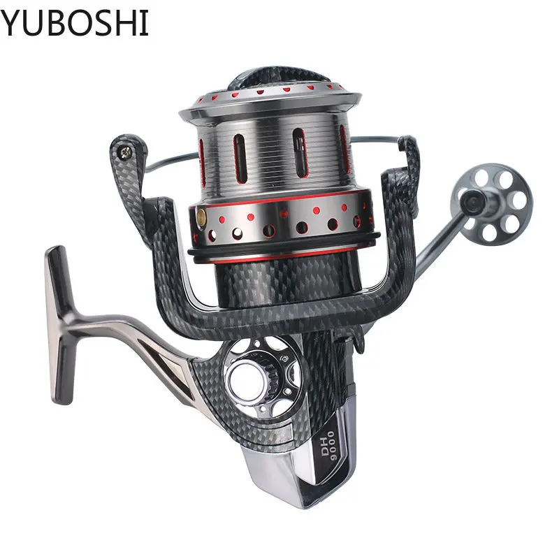 

14+1BB Left/Right Interchangeable Long-distance Casting Fishing Reel DH-series Metal Spool Super Large Carp Spinning Reel