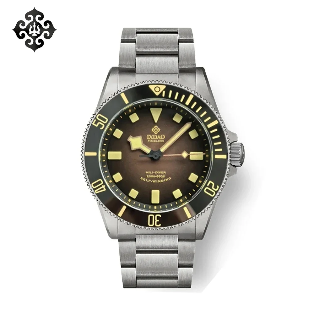 IX&DAO IPOSE 2024 New Men\'s Automatic Mechanical Watch PT5000 Titanium Sapphire Luminous Watch 20Bar Waterproof reloj hombre