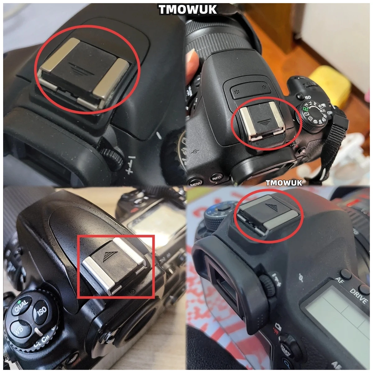 

For Canon EOS 750D 5D Mark II 100D 800D 1D Mark II N 620 RT 3000V Hot Shoe Cover Camera Accessories Cap Protector