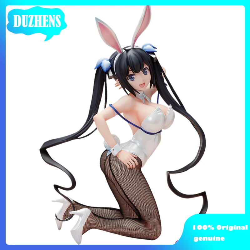 Freeing Original:Kawaii girl Hestia Bunny Girl 32cm PVC Action Figure Anime Figure Model Toys Figure Collection Doll Gift