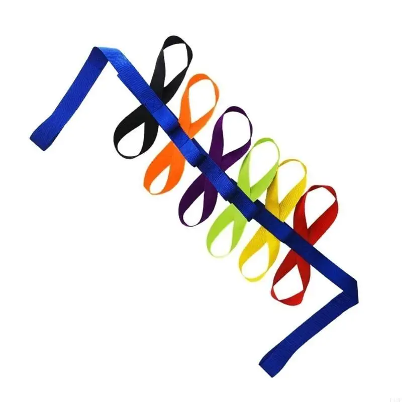 

F19F Colourful Handle Child Safety Rope Nylon Rope for Preschool Daycare School