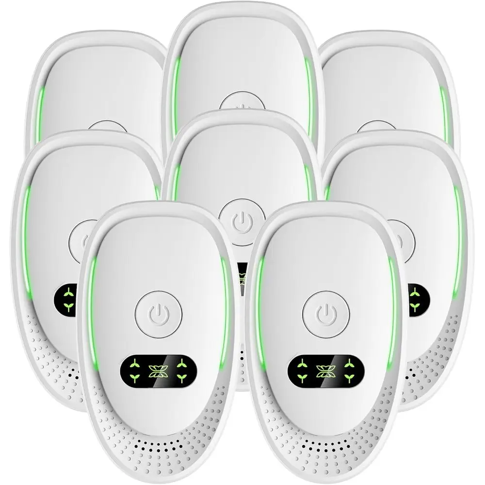 Advanced 8-Pack Air Purifiers for Dust, Mites, Smoke, and Odor Elimination in Home, Office, and Kitchen