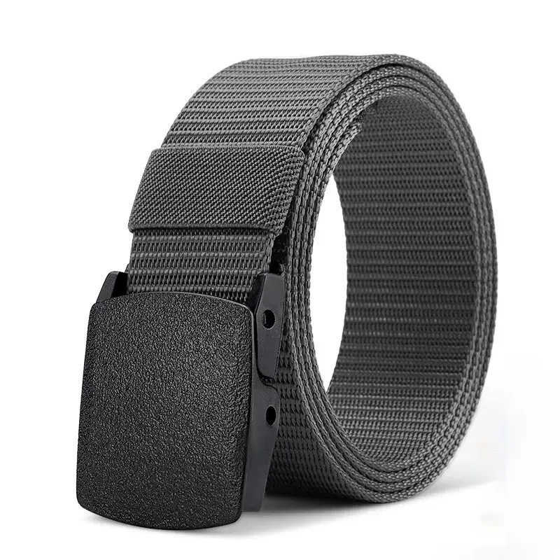 Hochwertiger Gürtel mit automatischer Schnalle für Herren, Canvas, taktischer Gürtel, schwarz, Arbeitskleidung, Freizeit, Outdoor, Militärtraining, Hosengürtel für Herren – Detail 17