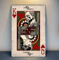 1b,Bond Casino Royale Movie Metal Poster Tin Sign - 20x30cm Plate