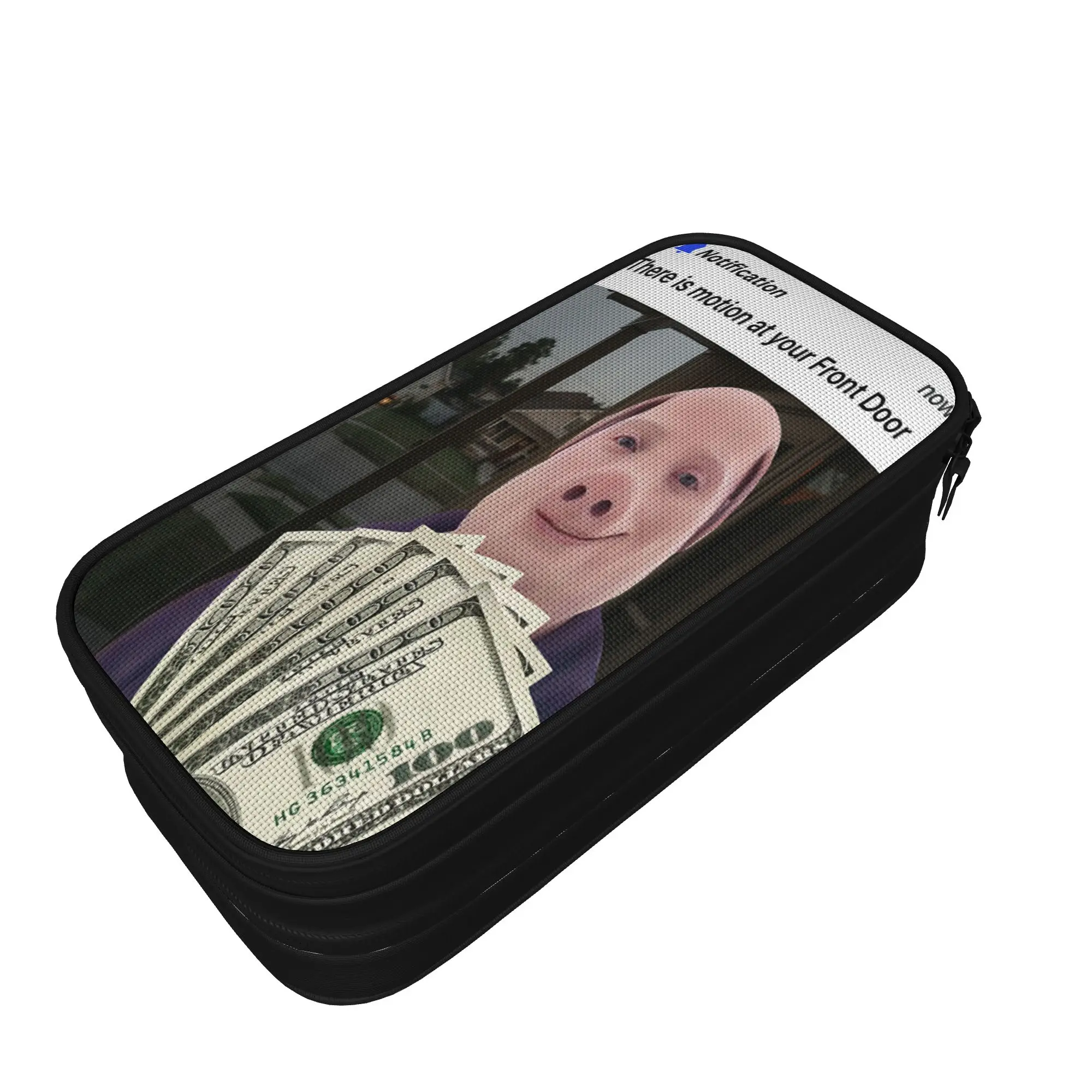 John Pork There is Motion at Your Front Door Brainrot Memes Pencil Case  Girls Pencil Box Design School Pencil Cases Supplies