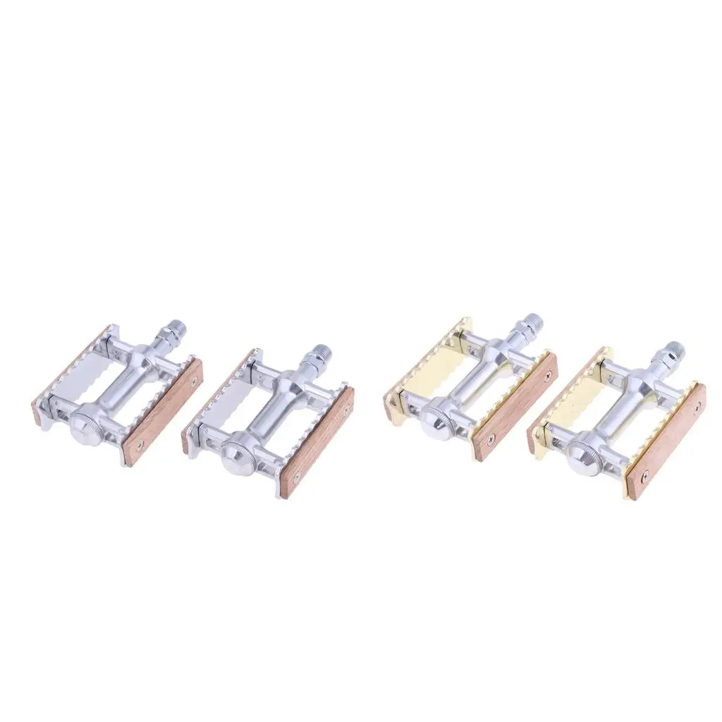 Vintage Bicycle Pedal with High Speed Bearings CNC Aluminum Platform Pedals for MTB Road Bike Cycling Parts